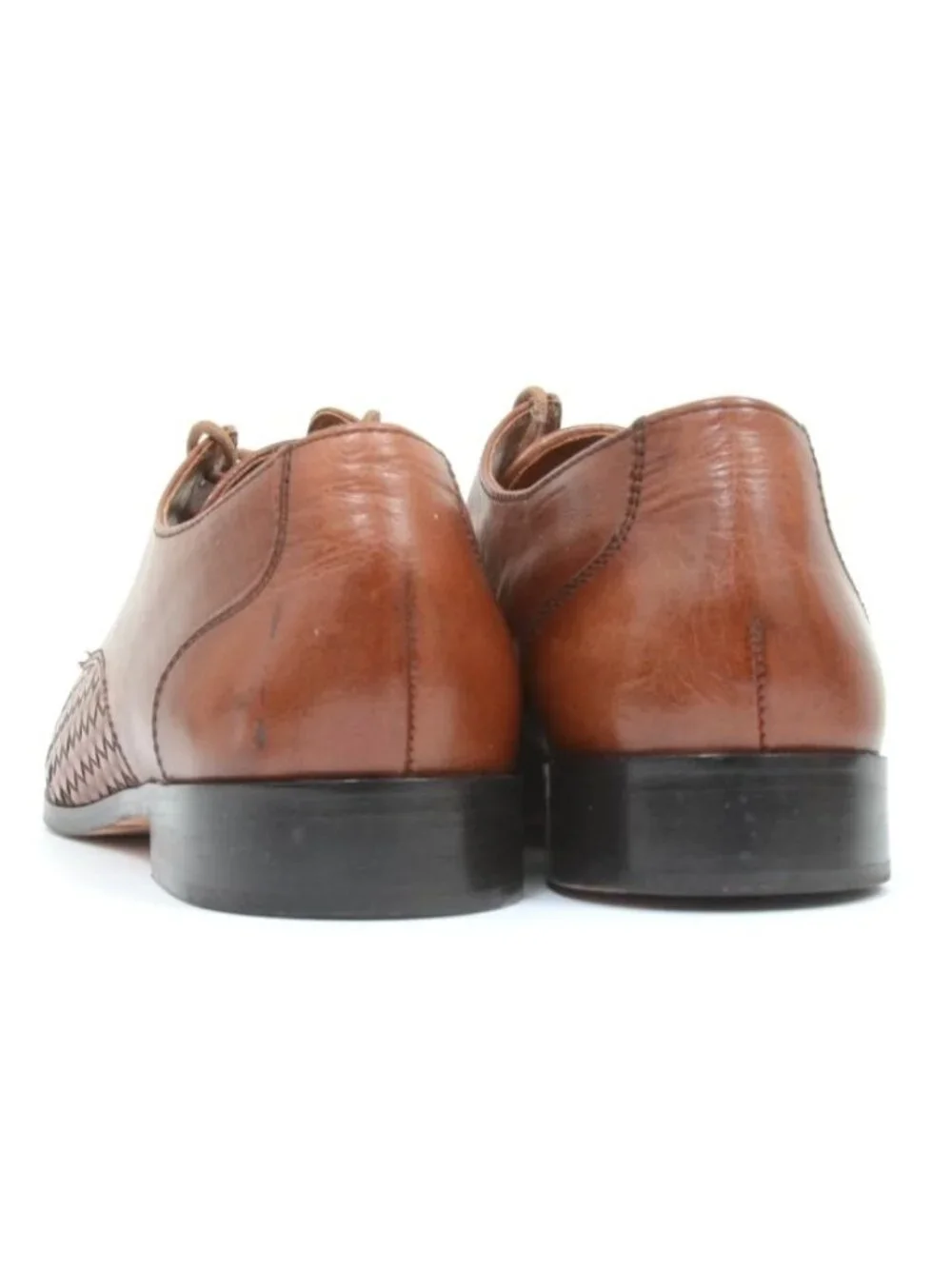 Cole Haan Leather Oxford Flats - Jagger Weave Men's 9.5 Preppy Business Dressy